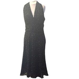 Evan Picone Black & White midi dress Size 12